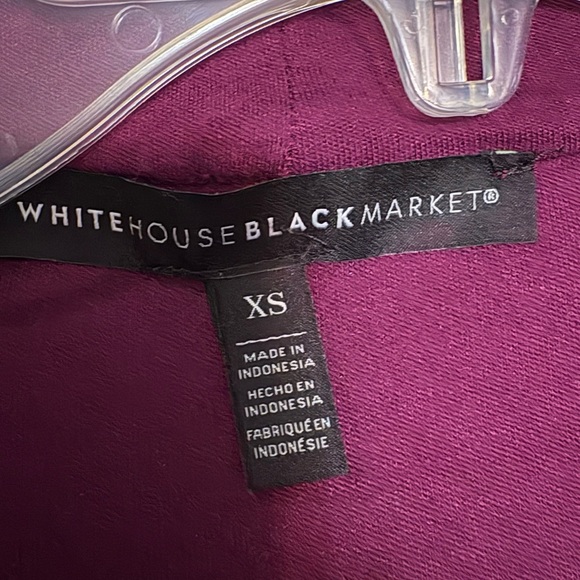 Elegant Draped Neck Long Sleeve Top in Burgundy - Picture 2 of 2